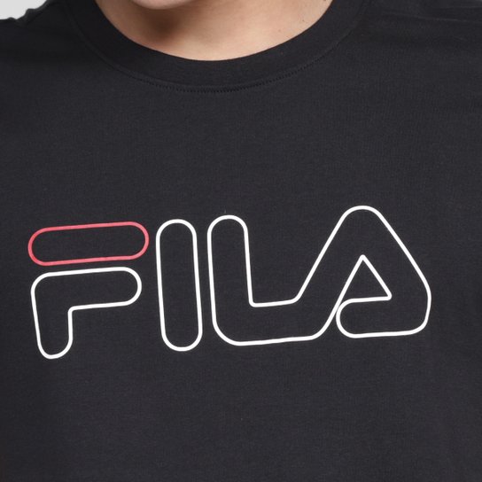 Camiseta Fila Letter Outline Masculina