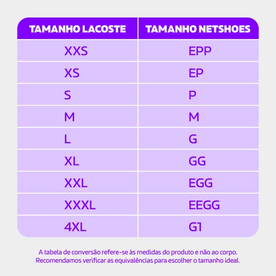 Camiseta Lacoste Logo Masculina