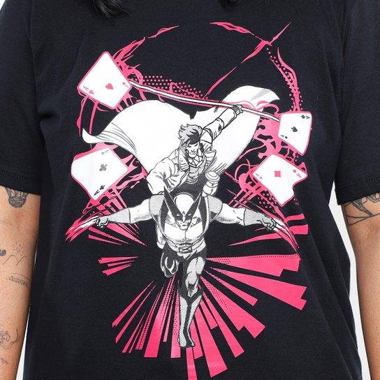 Camiseta Marvel Gambit Wolverine X-Men 97