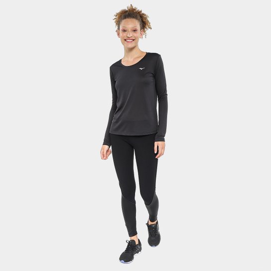 Camiseta Mizuno Nirvana Manga Longa Feminina