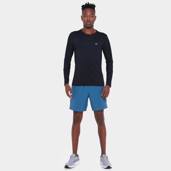 Camiseta Mizuno Pro UV Manga Longa Masculina