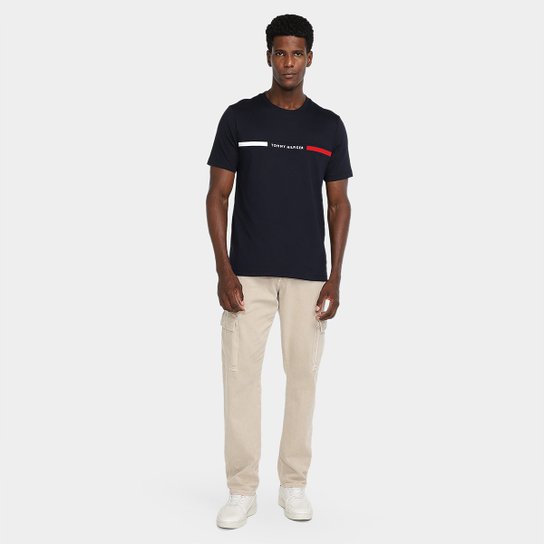 Camiseta Tommy Hilfiger Chest Insert Masculina