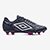 Chuteira Campo Umbro Adamant Master Class Premier Unissex - Preto+Cinza