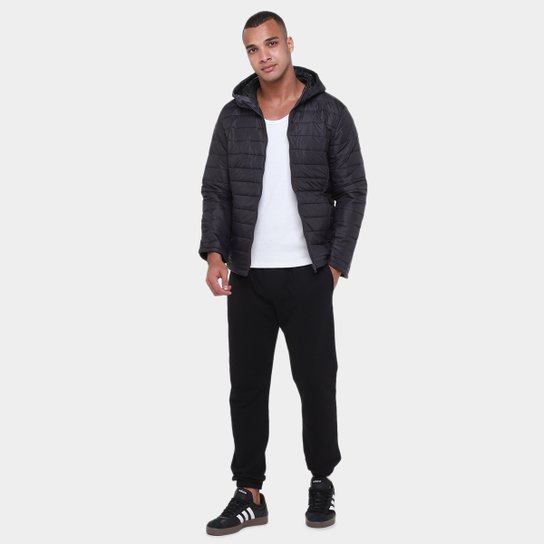 Jaqueta Broken Rules Puffer Capuz Masculina