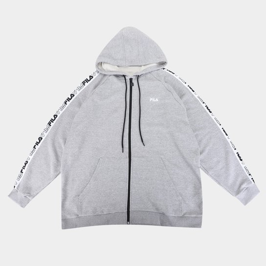 Jaqueta Plus Size Fila Basic C/ Capuz Masculina