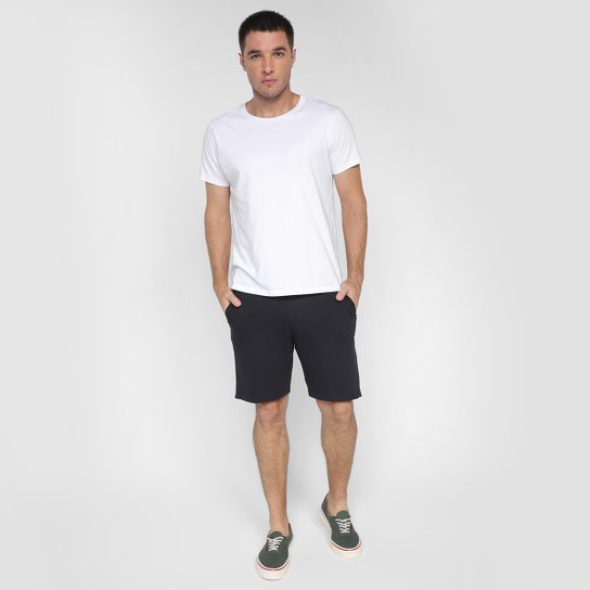 Kit Bermuda Básicos 3 Peças Masculina