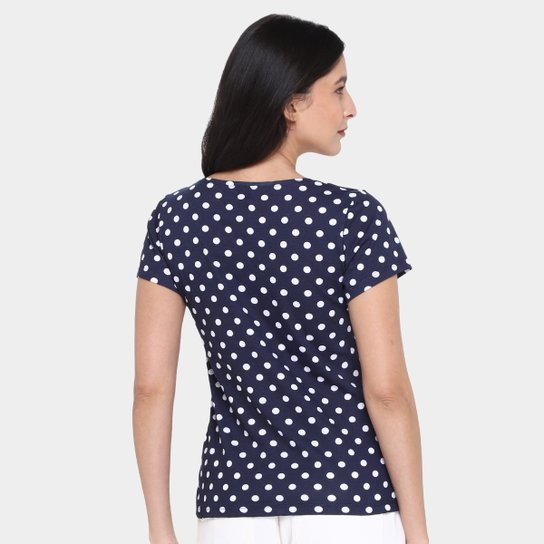 Kit Camiseta Básicos Poá c/ 2 Peças Feminina