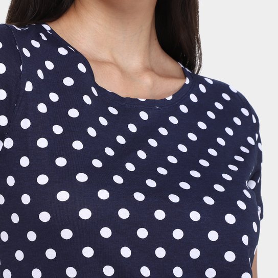 Kit Camiseta Básicos Poá c/ 2 Peças Feminina