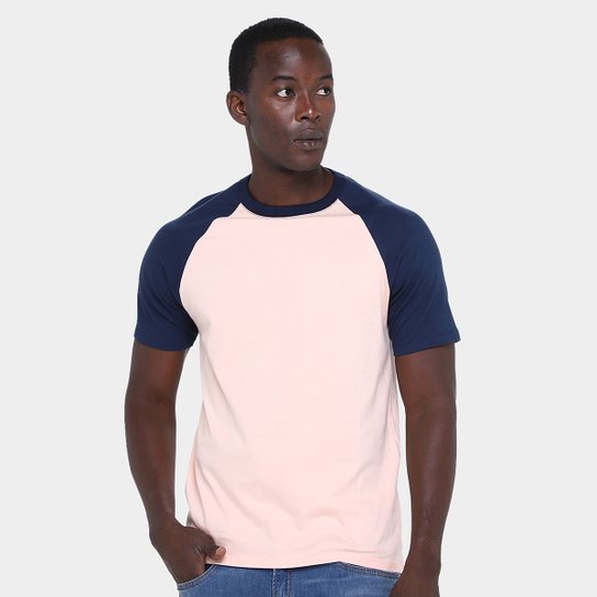 Kit Camiseta Básicos Raglan 2 Peças Masculina
