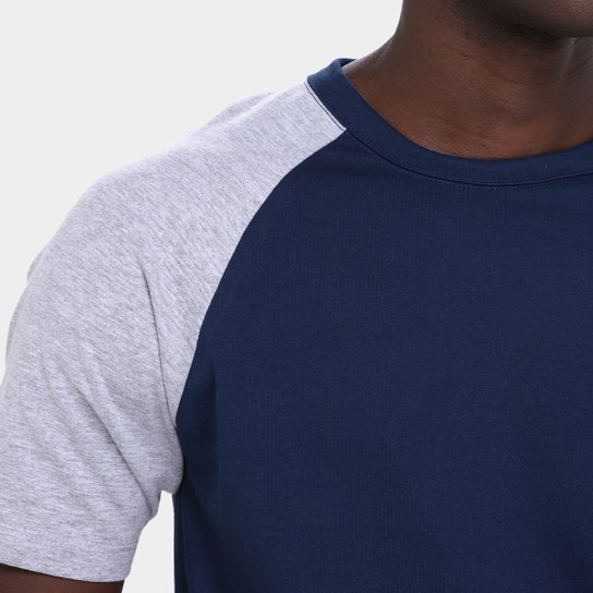 Kit Camiseta Básicos Raglan 2 Peças Masculina