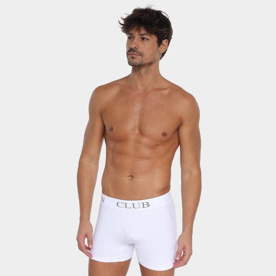 Kit Cueca Boxer Polo London Club Microfibra 10 Peças