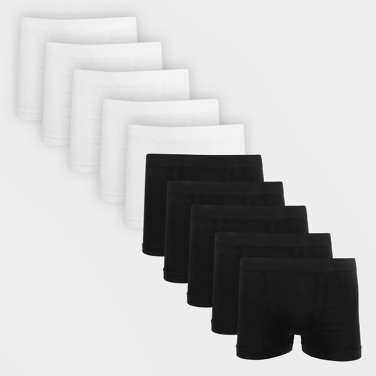 Kit Cueca Boxer Trifil Microfibra 10 Peças