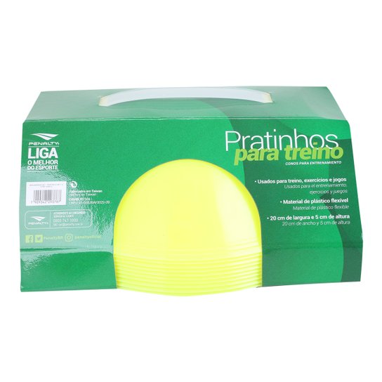 Kit Disco de Treinamento Penalty Marker Set c/ 10 Unidades