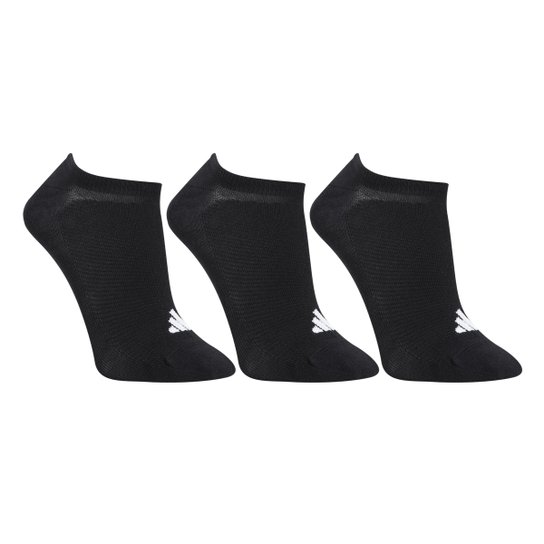 Kit Meia Adidas No Soquete Show 3 Pares