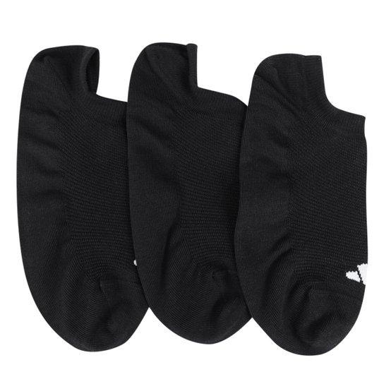 Kit Meia Adidas No Soquete Show 3 Pares