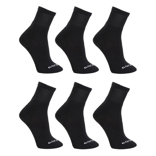 Kit Meia Gonew Cano Médio Pacote C/6 Pares