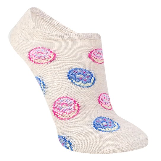 Kit Meia Infantil GAP Cano Baixo 3 Pares Estampada