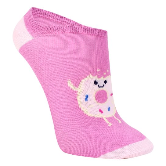 Kit Meia Infantil GAP Cano Baixo 3 Pares Estampada