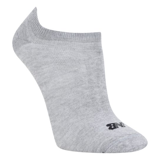 Kit Meia New Balance Invisível Logo c/ 3 Pares