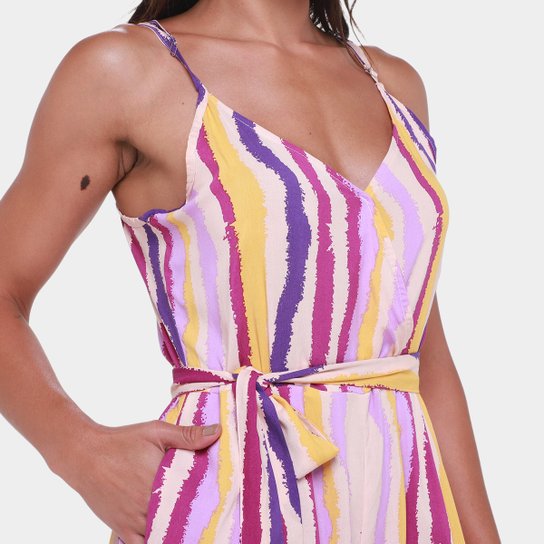 Macacão The Style Box Transpasse Feminino