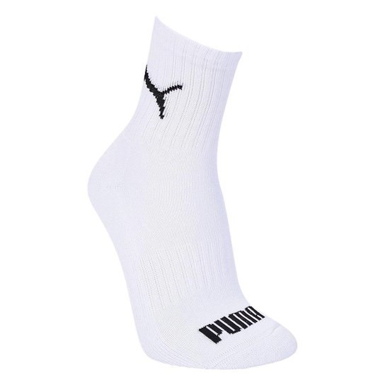 Meia Cano Médio Puma c/ 03 Pares