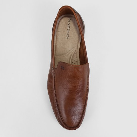 Mocassim Couro Democrata Flow Masculino