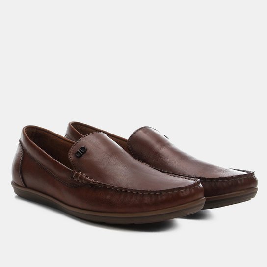 Mocassim Couro Democrata Tag Masculino