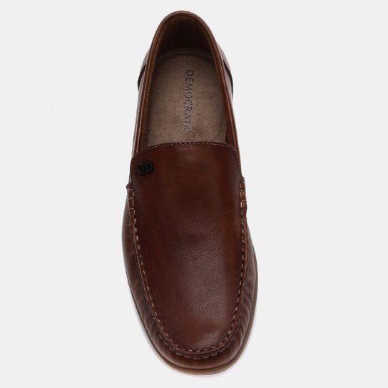 Mocassim Couro Democrata Tag Masculino