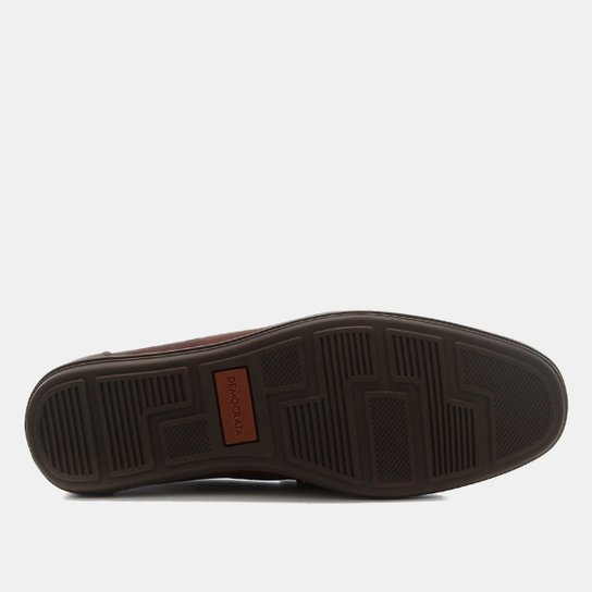 Mocassim Couro Democrata Tag Masculino