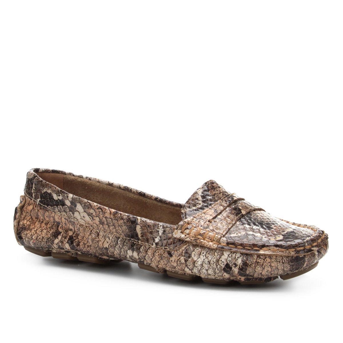 sapato couro de cobra feminino