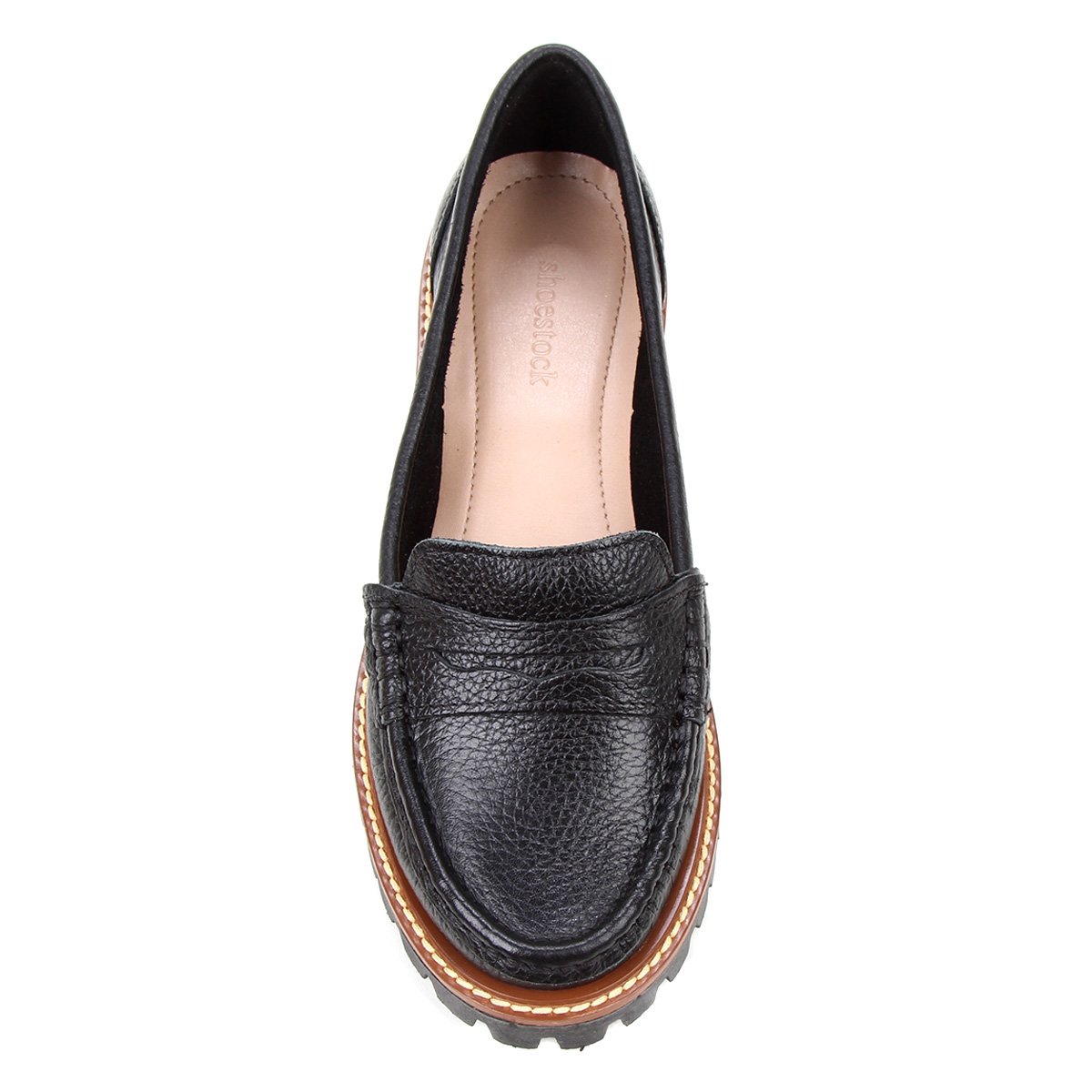 mocassim tratorado feminino