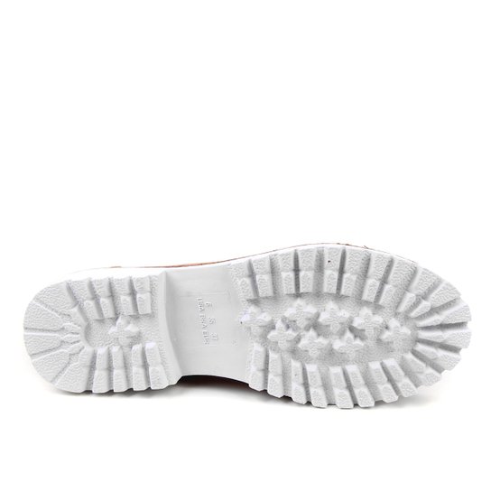 Mocassim Couro Shoestock Tratorado Feminino - Marrom