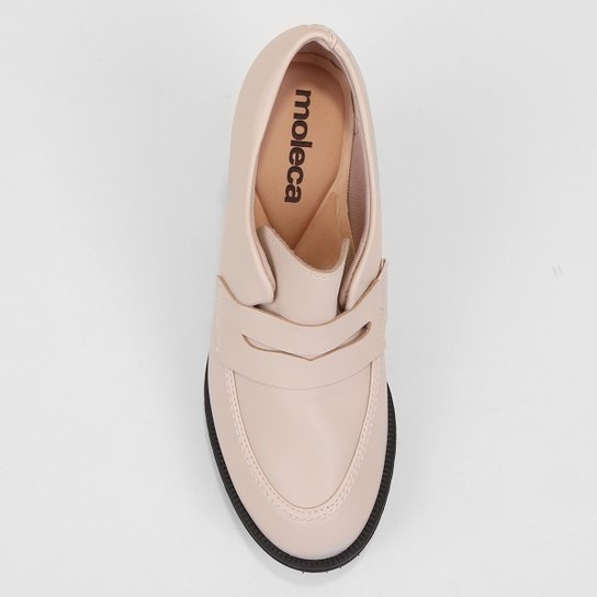 Mocassim Moleca Tratorado Salto Alto Feminino
