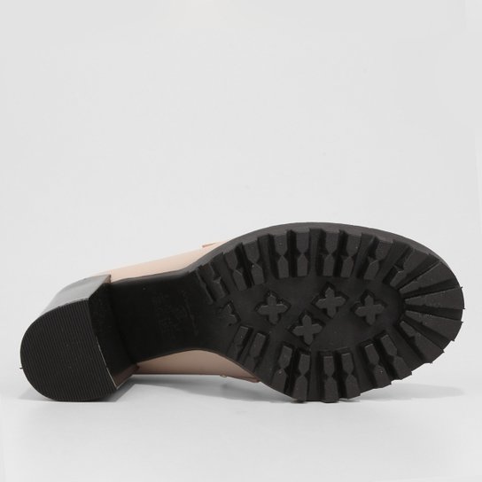 Mocassim Moleca Tratorado Salto Alto Feminino