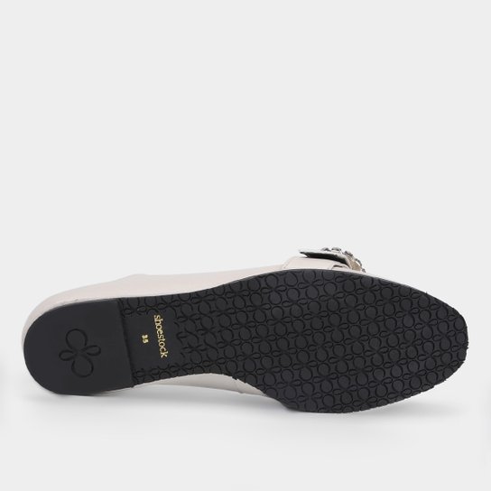 Mocassim Shoestock Fivela Strass Feminino