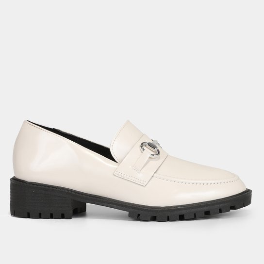 Mocassim Shoestock Metal Tratorado Feminino