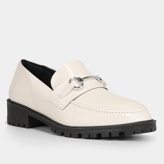 Mocassim Shoestock Metal Tratorado Feminino
