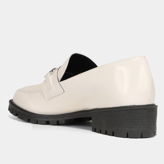 Mocassim Shoestock Metal Tratorado Feminino