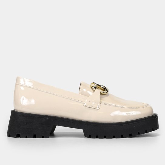 Mocassim Shoestock Metal Tratorado