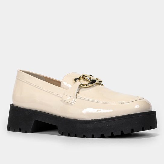 Mocassim Shoestock Metal Tratorado