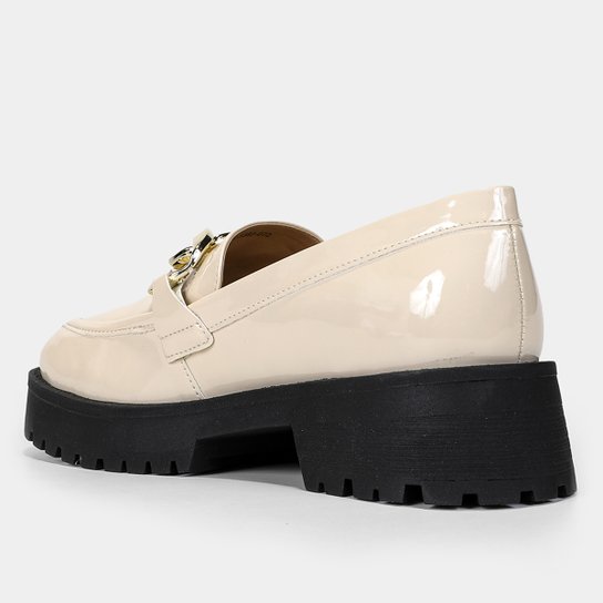 Mocassim Shoestock Metal Tratorado