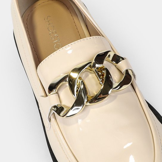 Mocassim Shoestock Metal Tratorado