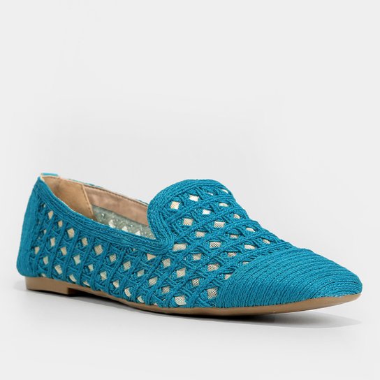 Mocassim Shoestock Tela Crochet