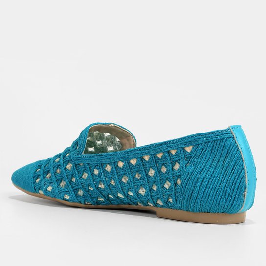 Mocassim Shoestock Tela Crochet