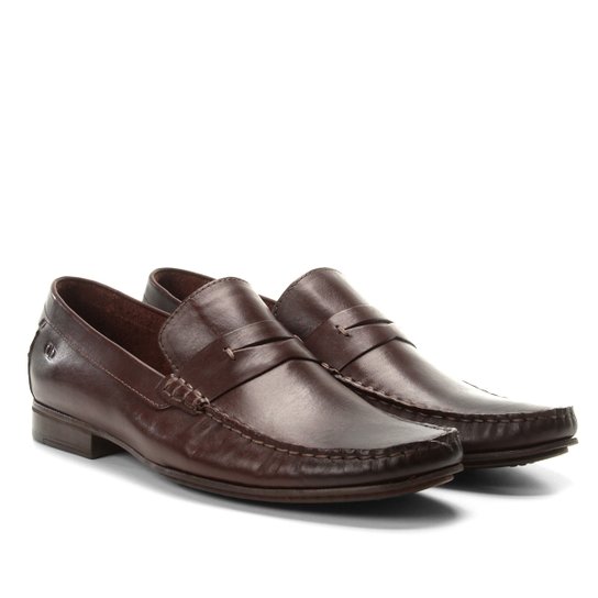 Mocassim Social Couro Democrata Loafer Cruizer Masculino