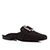 Mule Couro Shoestock Fivela Marmorizada - Preto