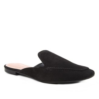 Mule Couro Shoestock Flat Minimal Loafer