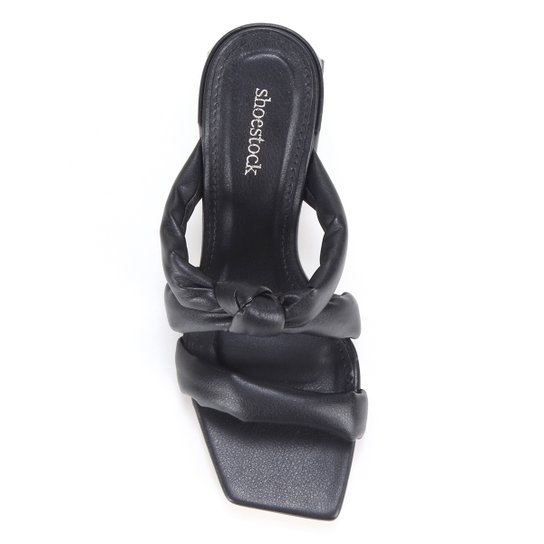 Mule Shoestock Comfy Salto Bloco