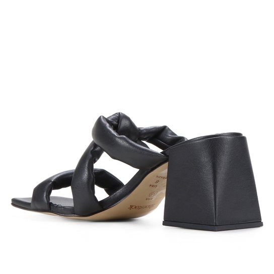 Mule Shoestock Comfy Salto Bloco