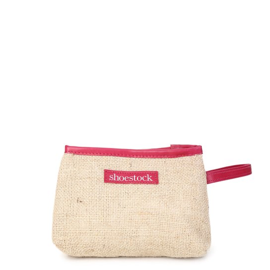 Necessaire Shoestock Juta - Rosa